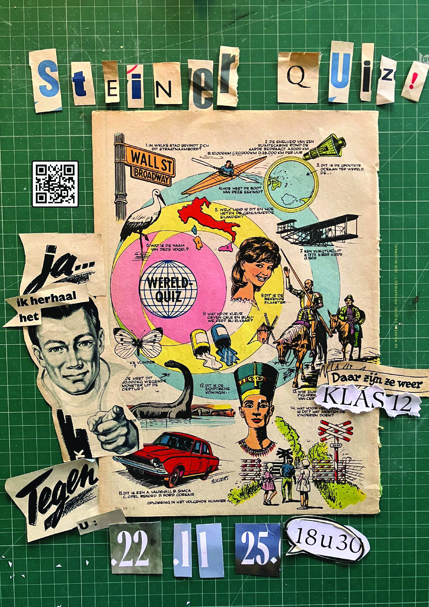 Lees meer over het artikel Quiz door klas 12 op 22 november – 18u30