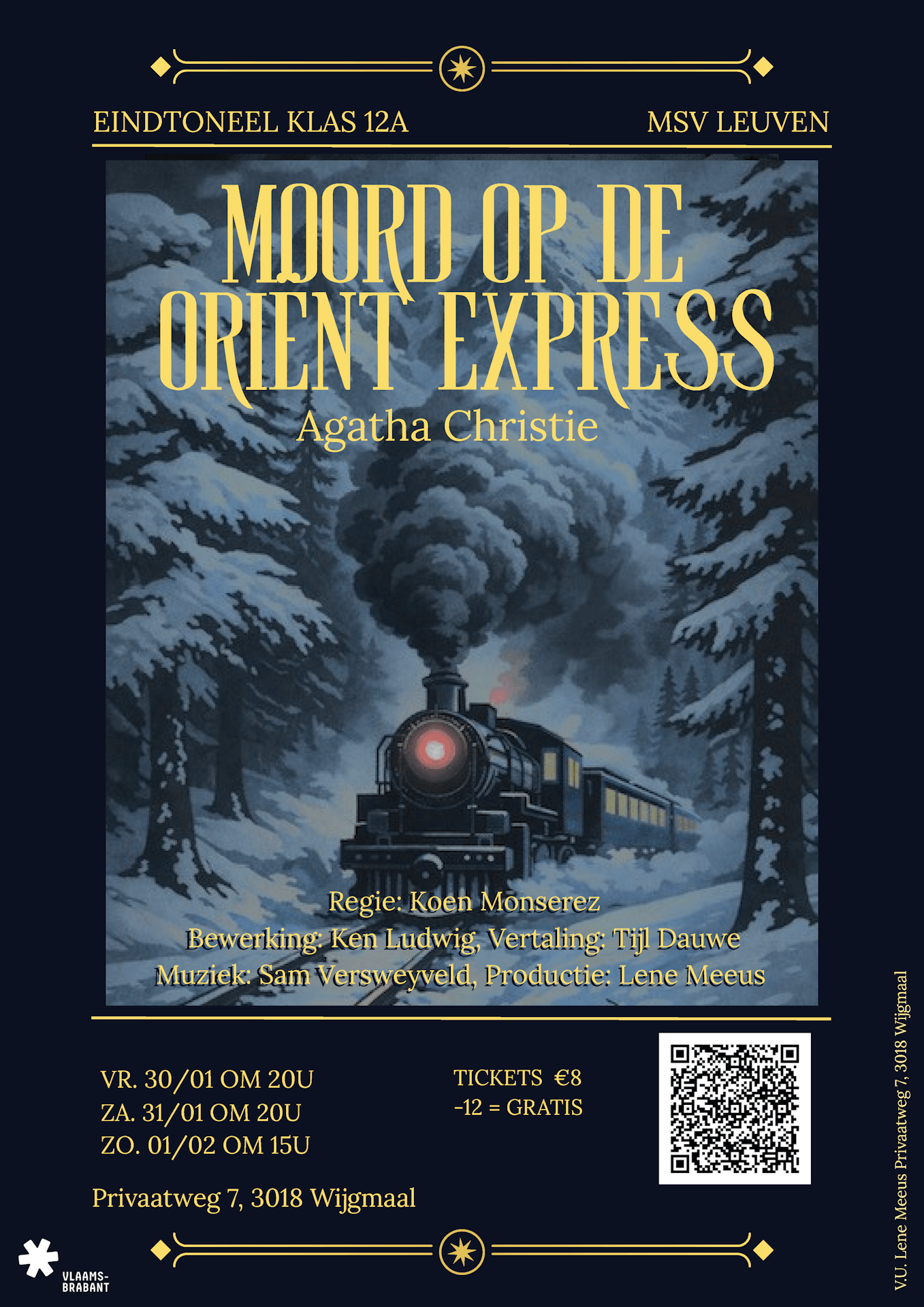 Lees meer over het artikel Toneel klas 12A: Moord op de Oriënt Express