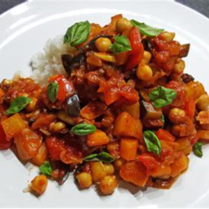 Heerlijke maaltijd van Ronny: vegetarische curry met rijst – zondag