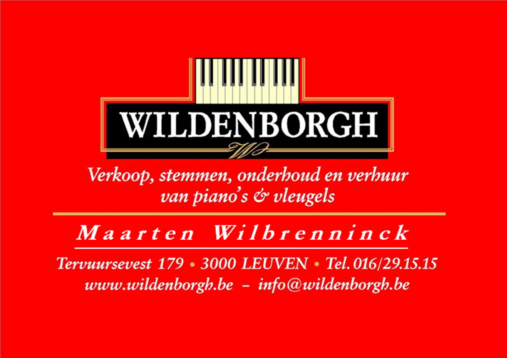 Logo van de firma Wildenborgh piano's