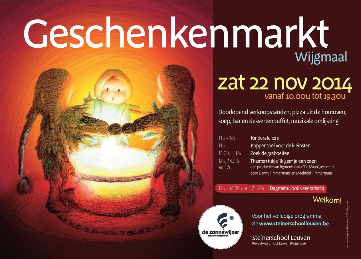 Je bekijkt nu Geschenkenmarkt 2014 affiche en programma